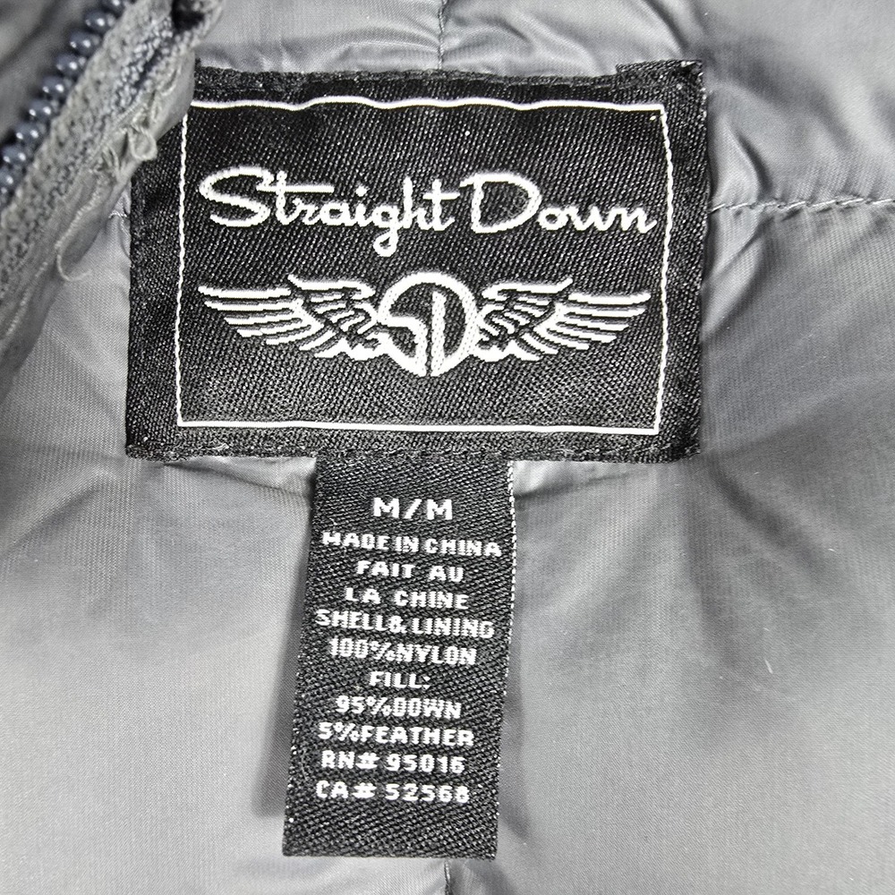 Straight Down Women's Size Medium Gray Puffer Jac… - image 7